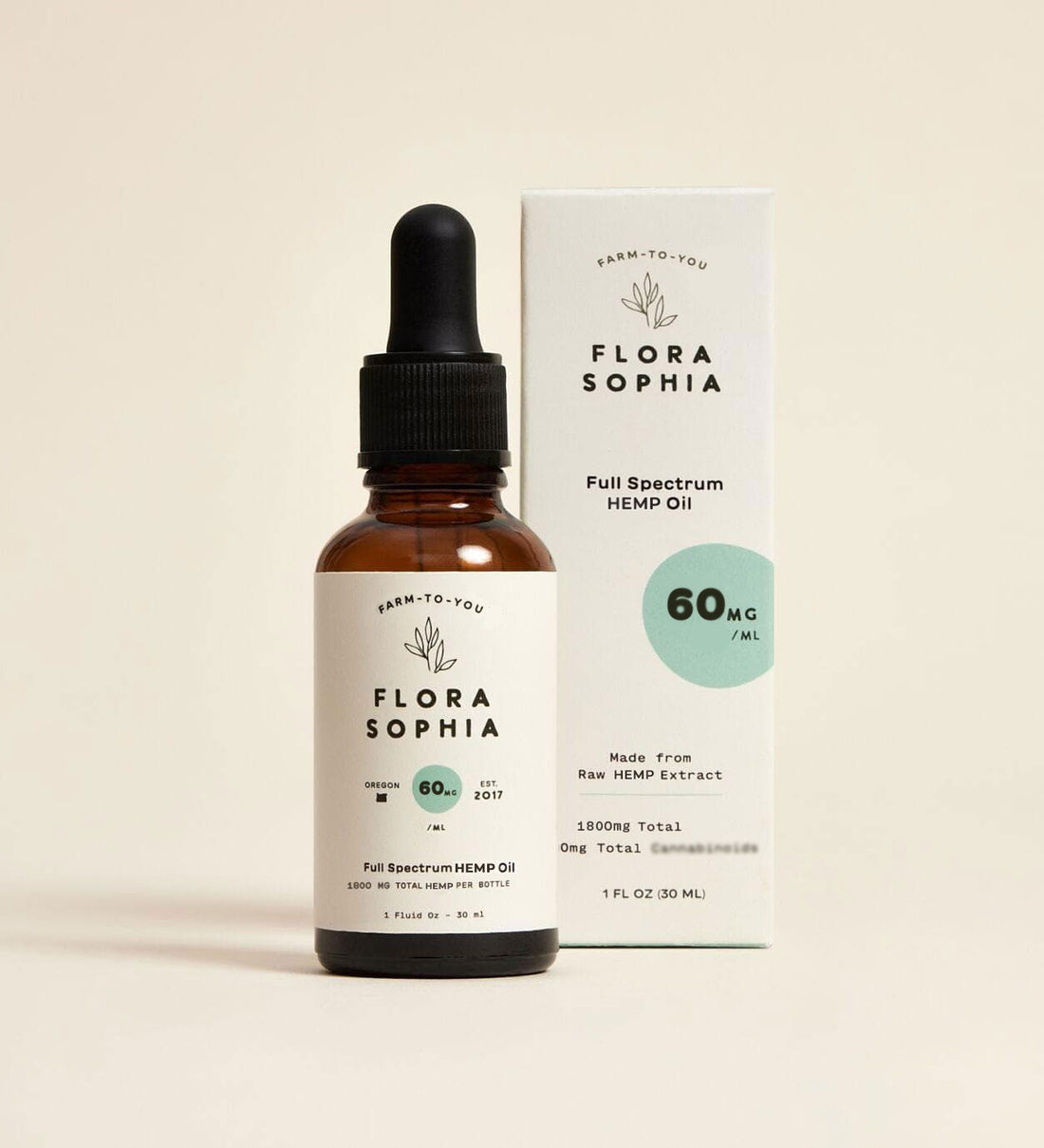 Flora Sophia 60mg Full Spectrum Tincture Product Image