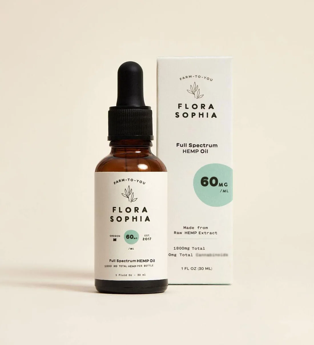 Flora Sophia 60mg Full Spectrum Tincture Product Image