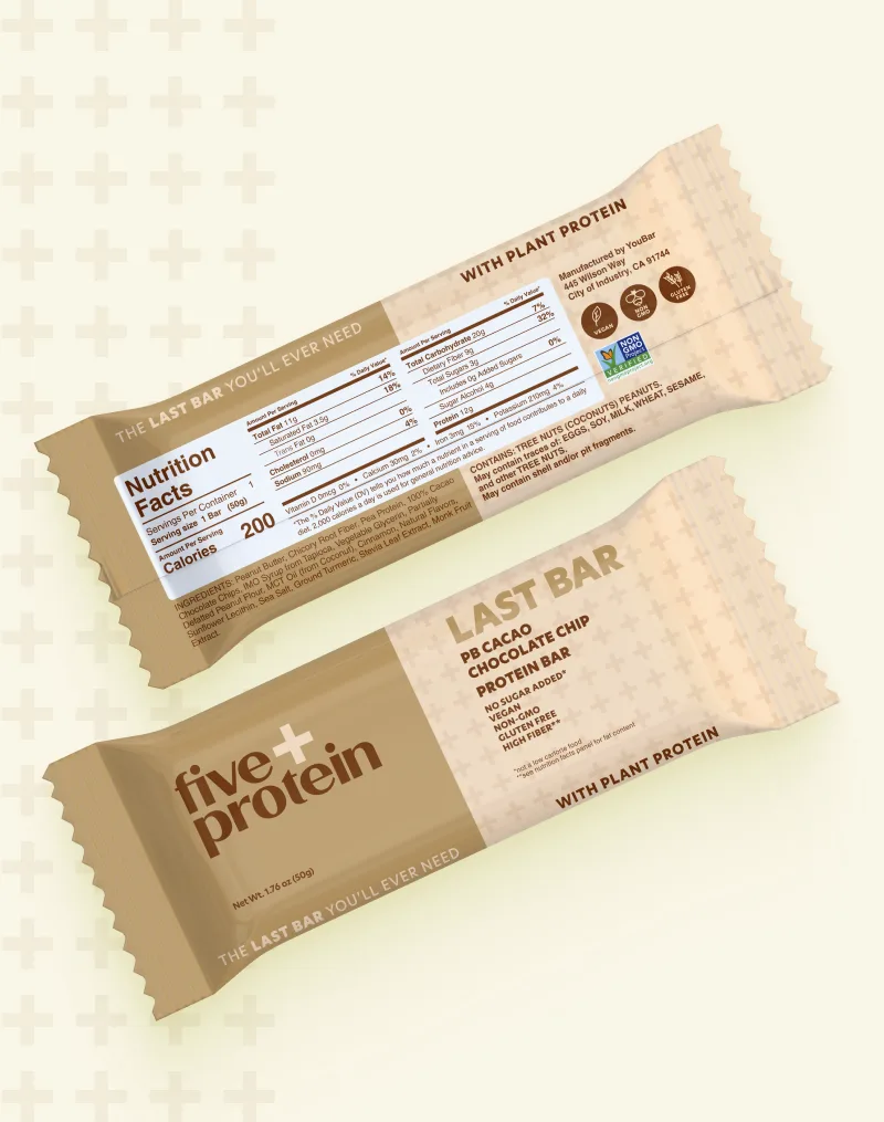 Peanut Butter Chocolate Chip LAST Bar product display