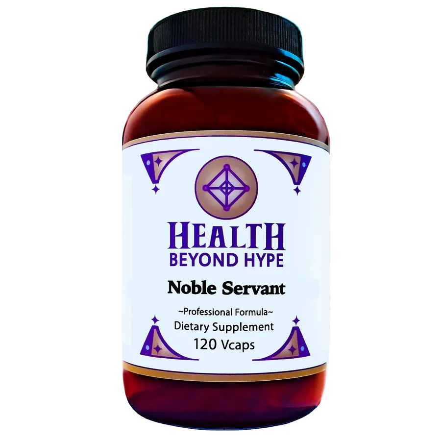 THE Noble Servant supplement bottle