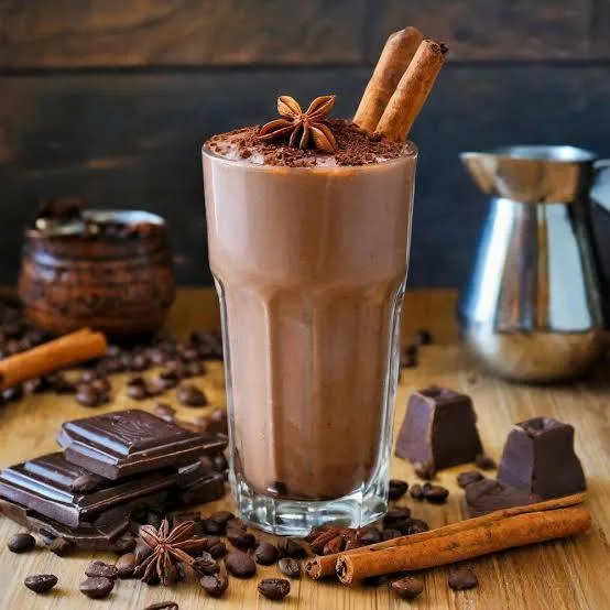 Rockin Wellness Chocolate Cacao Mix product package on cozy winter kitchen counter