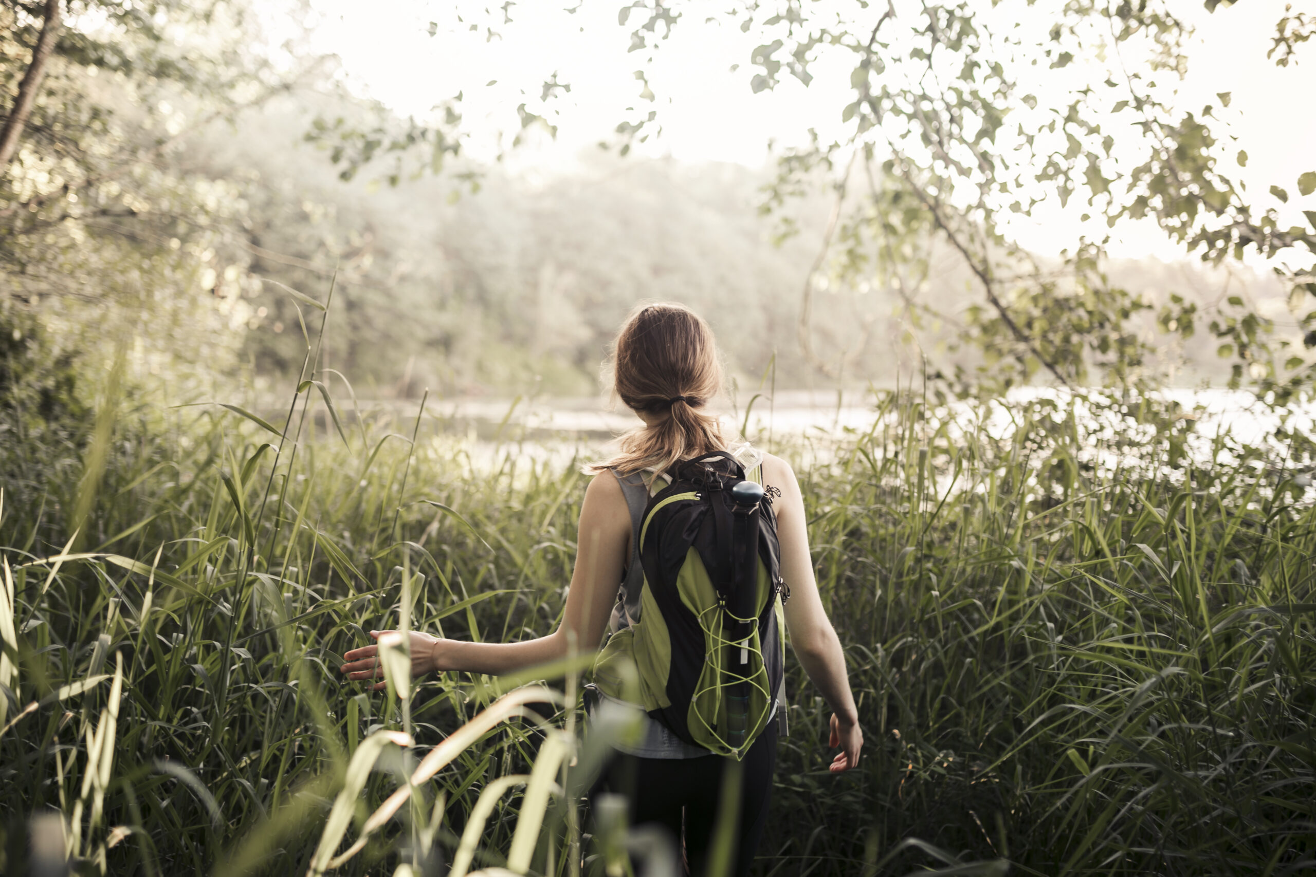 wellness lifestyle photography calm woman nature